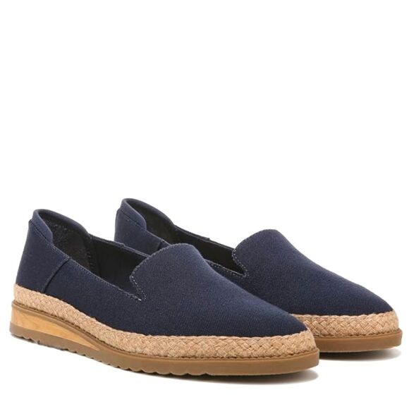 NEW Dr Scholl's Jetset Isle Navy Canvas Loafer Size 11 - Picture 1 of 8